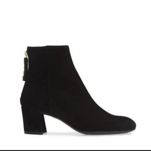 AGL Black Suede Booties - Sz 36 (MSRP $450)